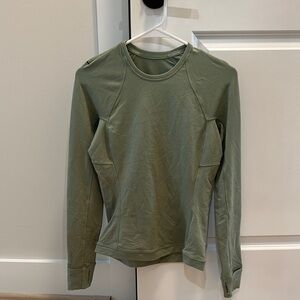 Lululemon Athletica Olive Long Sleeve Top